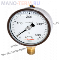 МП, ВП, МВП Ø 100мм, Ø 160мм Манометры гидравлические, виброустойчивые