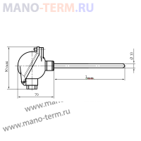 ТСМ-0618 Термометр сопротивления медный
